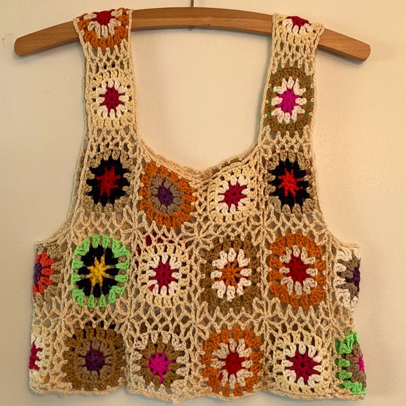 Crochet Crop Top - Picture 1 of 3